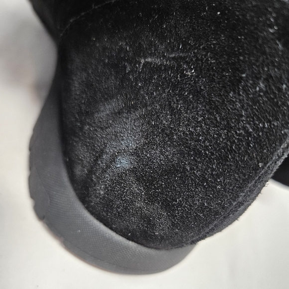 Jeffrey Campbell Endurance Mid Calf Boots Sz 11 Black Suede Winter  Slip Resist - Picture 10 of 14